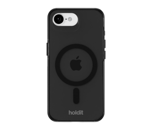 Holdit MagSafe Case iPhone 16E Przezroczysty/ czarny - 1344053 - zdjęcie